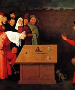 The Conjurer By Bosch Art paint by number