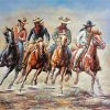 Cowboys And Horses paint by number