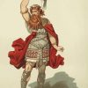 Thunor Anglo Saxon God By Carl Emil Doepler paint by number
