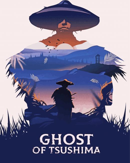 Ghost Of Tsushima paint by number