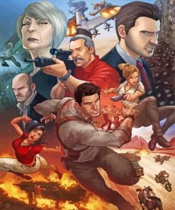 Uncharted paint by number