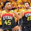 Utah Jazz Basketballers paint by number