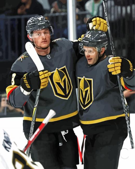 Vegas Golden Knights Players paint by number