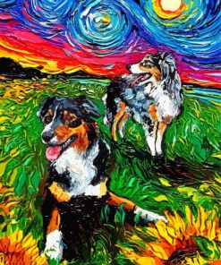 Berneses Starry Night paint by number