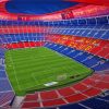 Camp Nou Football Stadium paint by number