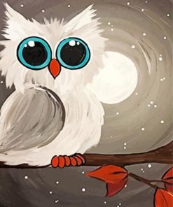 Cute Owl paint by number