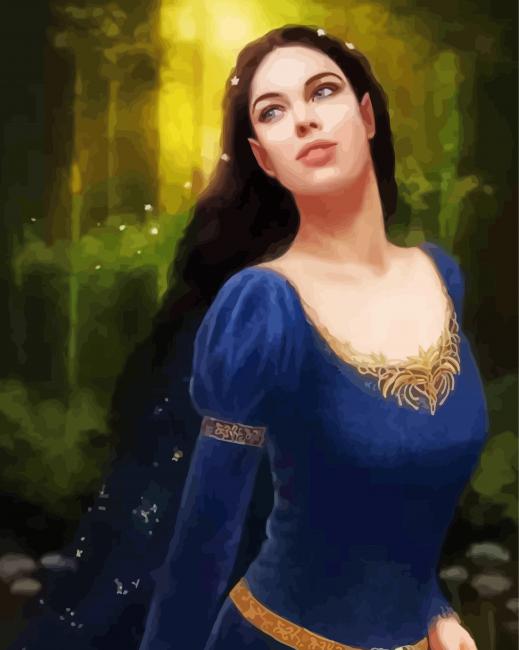 Gorgeous Arwen Lord Of The Rings paint by number