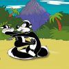 Pepe Le Pew Character paint by number