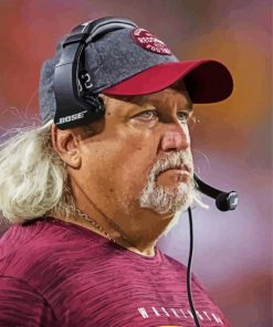 American Football Coach Rob Ryan paint by number