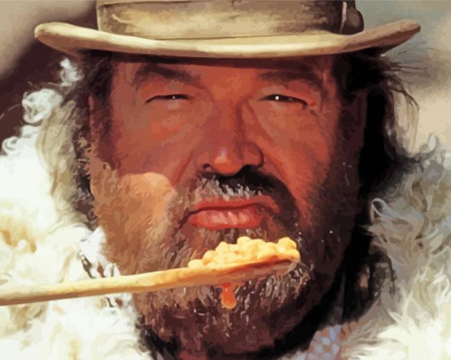 Western Bud Spencer paint by number