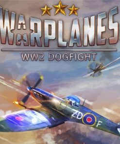 WW2 Dogfight Game paint by number