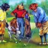 Animals Playing Golf paint by number