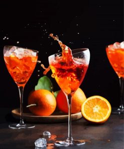 Aperol Spritz paint by number