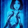 Cortana Halo paint by number