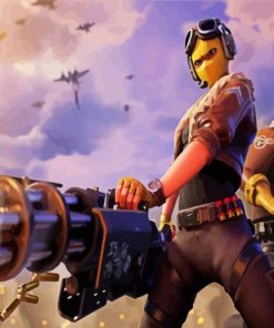 Fortnite Loading Screen Video Game paint by number