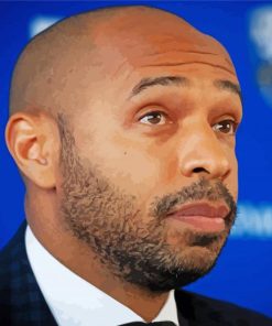 French Coach Thierry Henry paint by number