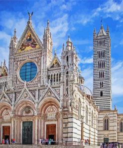 Italy Duomo Di Siena paint by number