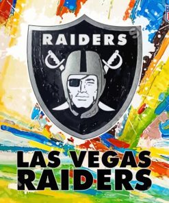 Las Vegas Raiders paint by number