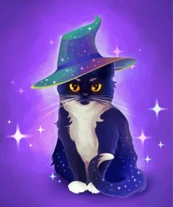 Magical Cat Art paint by number