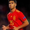 Marco Asensio Spanish National Team Player paint by number