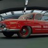 Red Tatra Car paint by number