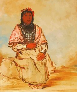 Seminole Woman paint by number