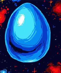 Space Egg Art paint by number