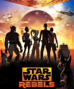 Star Wars Rebels Animated Serie Poster paint by number