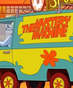 The Mystery Machine paint by number