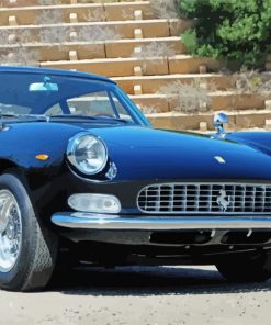 Vintage 66 Ferrari Car paint by number