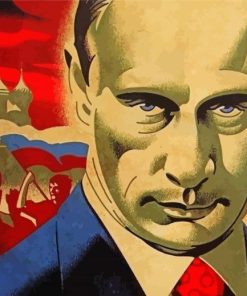 Vladimir Putin Art paint by number