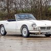White Triumph Spitfire paint by number