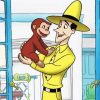 Cute Curious George Mr paint by number