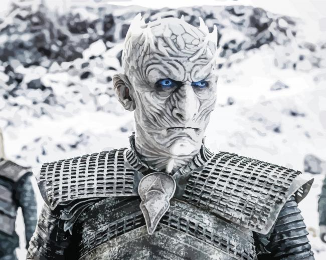 Game Of Thrones White Walker paint by number