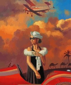 Lonely Woman Peregrine Heathcote paint by number