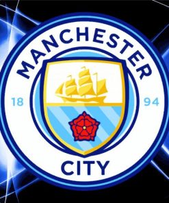 Man City Badge paint by number
