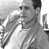 Monochrome Paul Newman paint by number