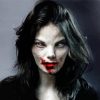 Scary Female Vampire paint by number