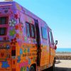 Seascape Hippie Bus paint by number
