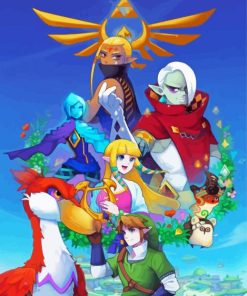 Skyward Sword paint by number