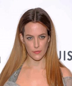 Actress Riley Keough paint by number