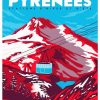 Aesthetic Pyrenees Poster paint by number