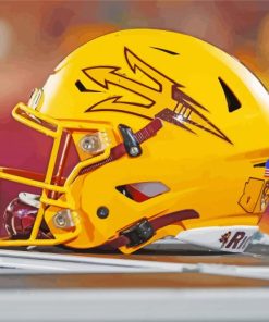 Arizona State Sun Devils Helmet paint by number
