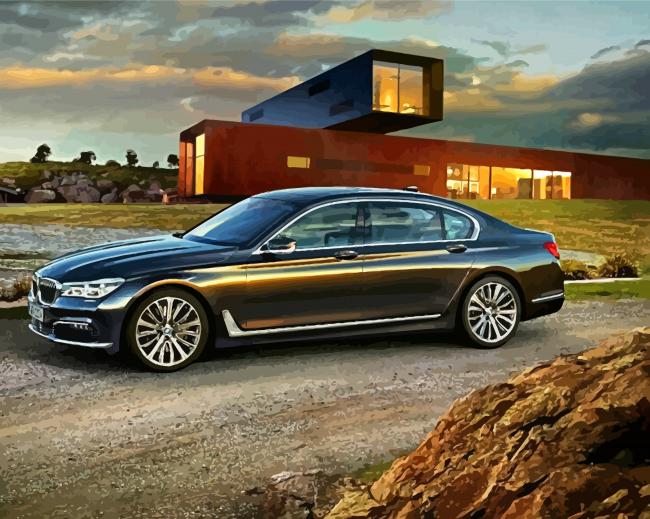 BMW 7 Series Car paint by number