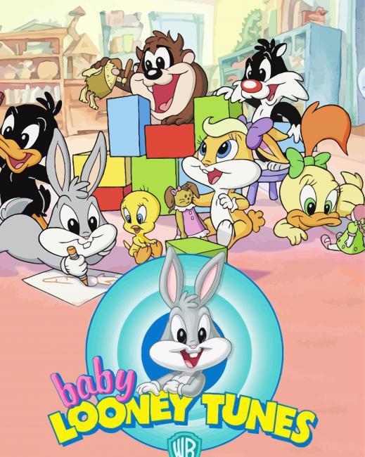 Baby Looney Tunes paint by number