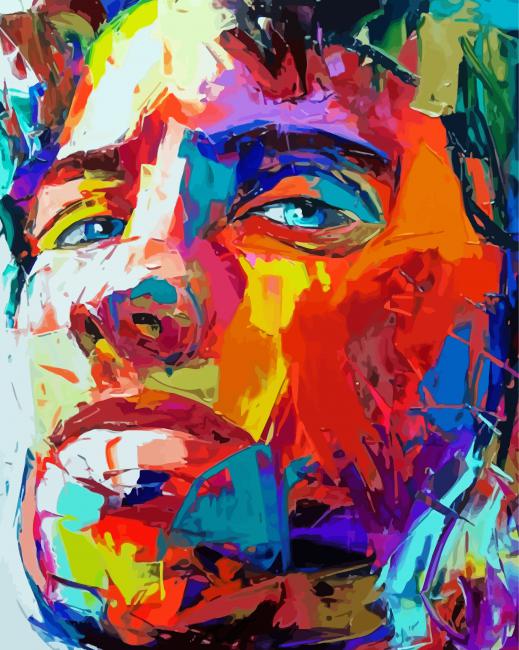 Colourful Man paint by number