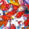 Crab Feast paint by number