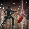 Dancing In The Rain In Paris paint by number