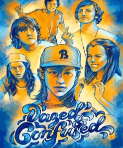 Dazed And Confused Poster Art paint by number