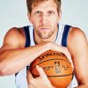 Dirk Nowitzki Basketball paint by number
